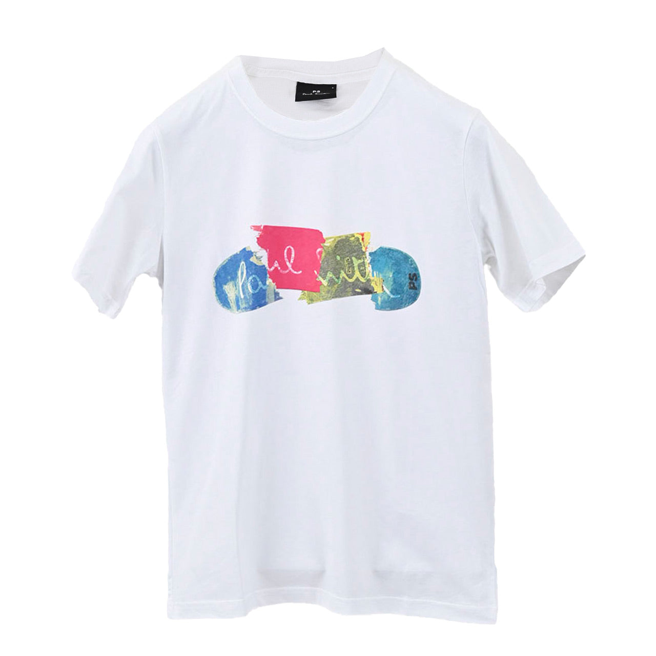 ポールスミス PAUL SMITH Tシャツ regular BROKEN BOARD M2R 011R KP3822 01 ホワイト 2023SS メンズ