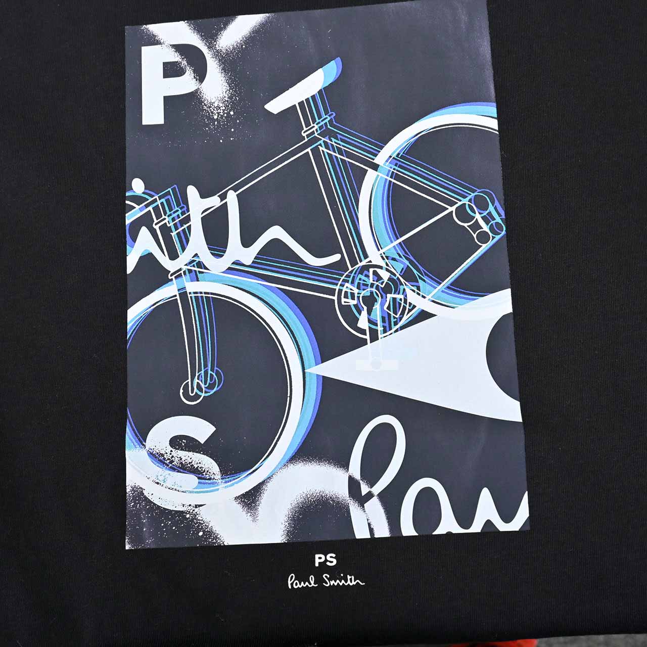 ポールスミス PAUL SMITH Tシャツ REG FIT BICYCLE M2R 011R KP3832 79 ブラック 2023SS メンズ