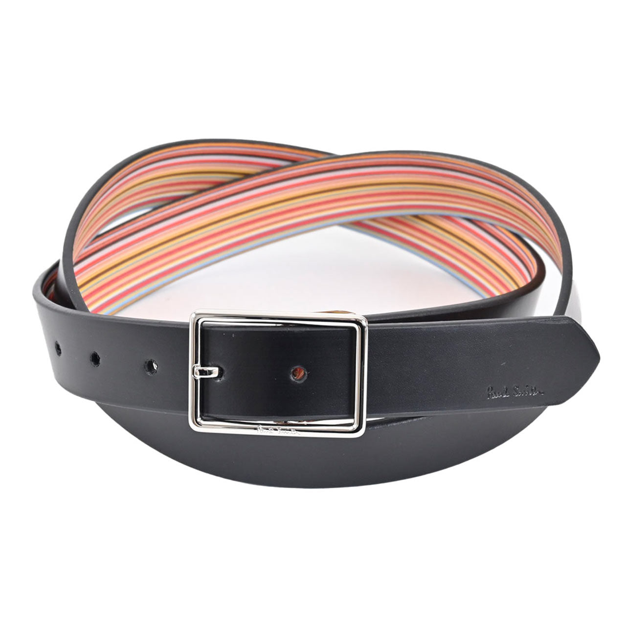 ポールスミス PAUL SMITH ベルト MEN BELT C2F REVRSBLE M1A 5152 CC2FMU 92A ブラック 2023SS  メンズ