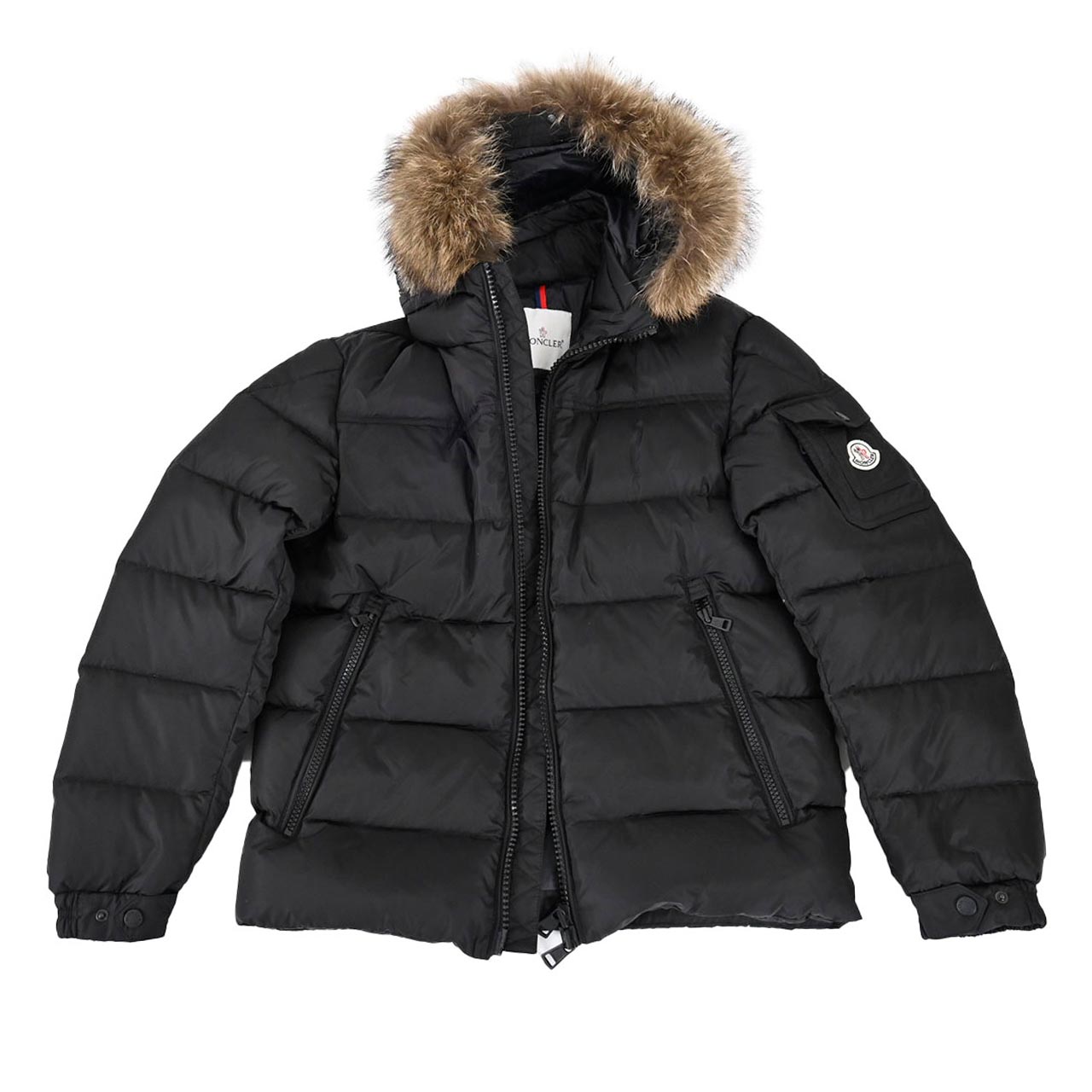 ★モンクレール MONCLER ダウンジャケット MARQUE 999 ブラック 年秋冬 メンズ