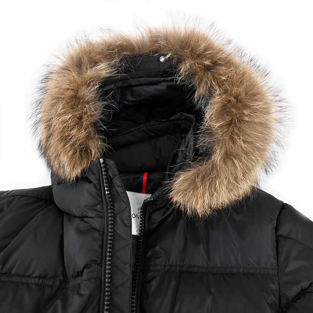 ★モンクレール MONCLER ダウンジャケット MARQUE 999 ブラック 年秋冬 メンズ