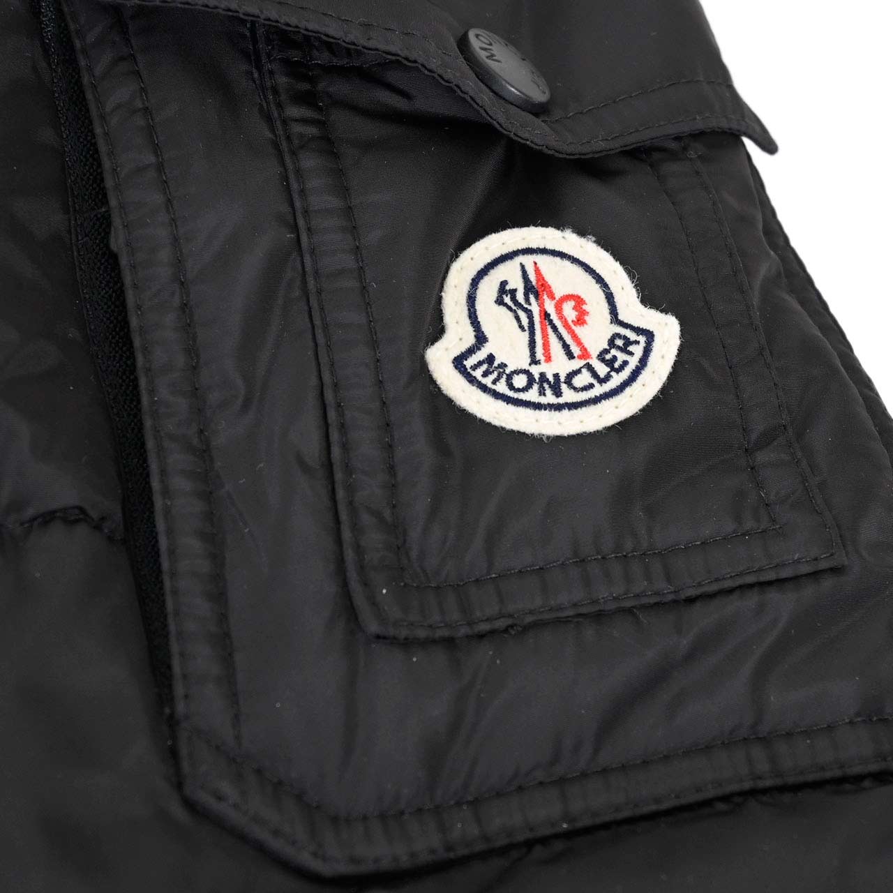 ★モンクレール MONCLER ダウンジャケット MARQUE 999 ブラック 年秋冬 メンズ