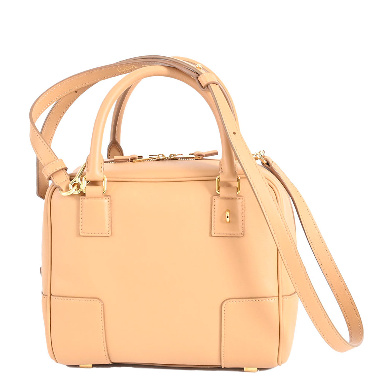 ★ロエベ LOEWE ハンドバッグ アマソナ19 スクエア バッグ A039N10X03 2586 ベージュ 2023SS  レディース