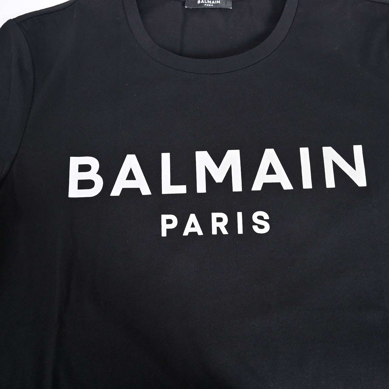 バルマン BALMAIN Tシャツ AH1EF000 BB29 EAC ブラック 2023SS メンズ