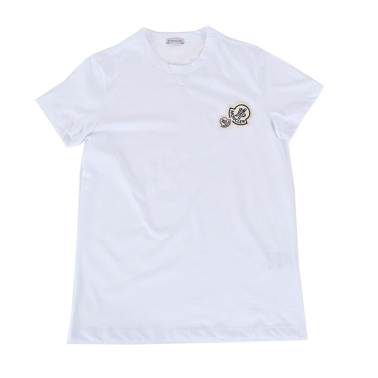 モンクレール MONCLER Tシャツ 8C00038 8390Y 001 ホワイト 2023年春夏 メンズ