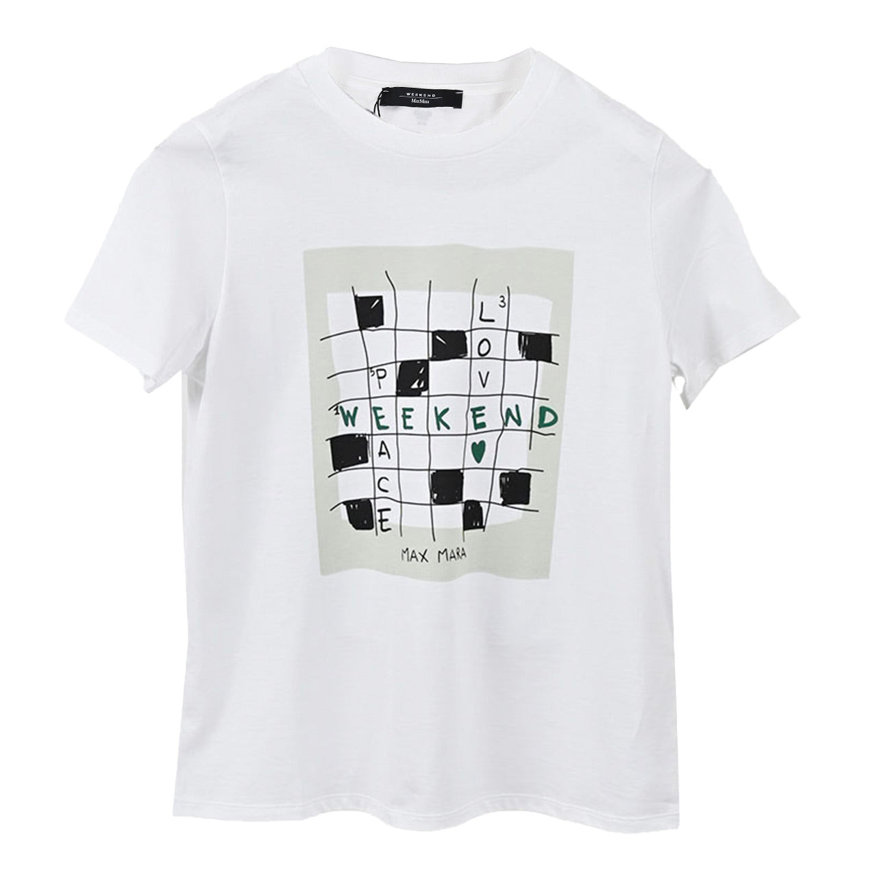 ウィークエンド マックスマーラ WEEKEND MAX MARA Tシャツ SANTE 597604396 1 ホワイト 2023年秋冬 レディース