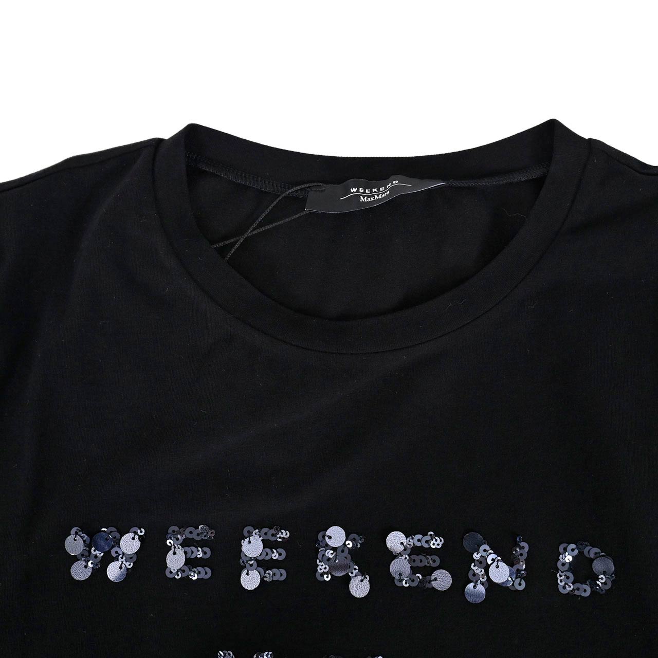 ウィークエンド マックスマーラ WEEKEND MAX MARA クルーネック長袖Ｔシャツ SIAMESE 594604336 12 ブラック 2023年秋冬 レディース