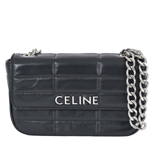 ★セリーヌ CELINE ショルダーバッグ Matelasse Monochrome 111273EPZ 38SI ブラック 2023SS レディース