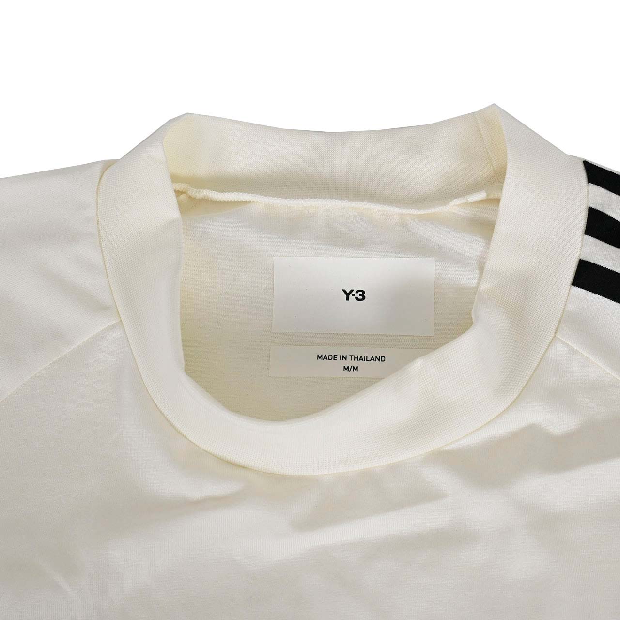 ワイスリー Y-3 クルーネック長袖Ｔシャツ IA1421 ホワイト 2023AW メンズ