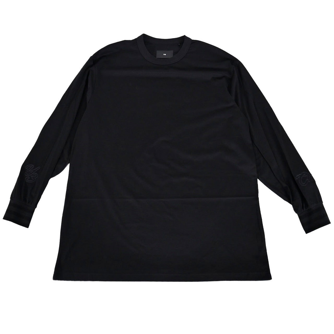 ワイスリー Y-3 クルーネック長袖Ｔシャツ IQ2146 ブラック 2023AW メンズ