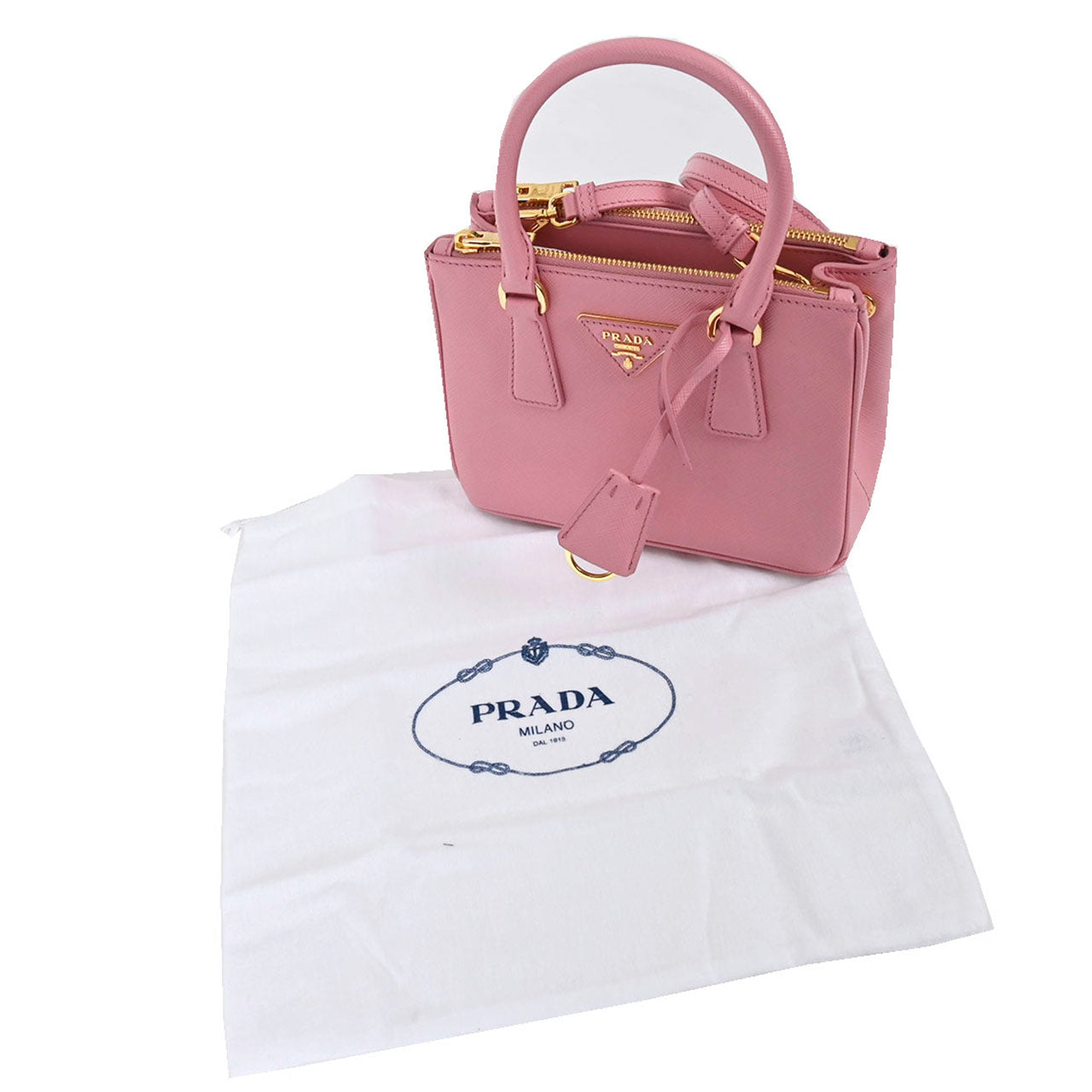 ★プラダ PRADA ショッピングバッグ 1BA906 F0442 ピンク 2023AW レディース