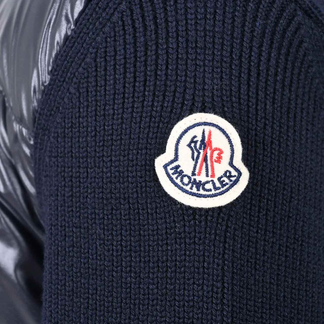 モンクレール MONCLER カーディガン 9B000 17 M1131 742 ネイビー 2023年秋冬 メンズ