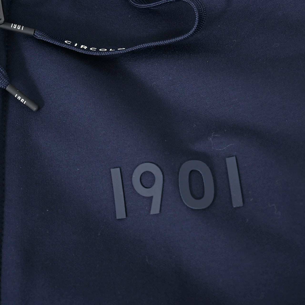 チルコロ CIRCOLO 1901 ジップアップパーカー HOODIE FULL ZIP FELPA CN4052 447 ネイビー 2023AW メンズ