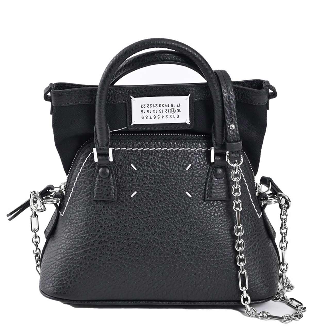 ★メゾン マルジェラ Maison Margiela ハンドバッグ S56WG0081 P4455 T8013 ブラック 2023AW レディース