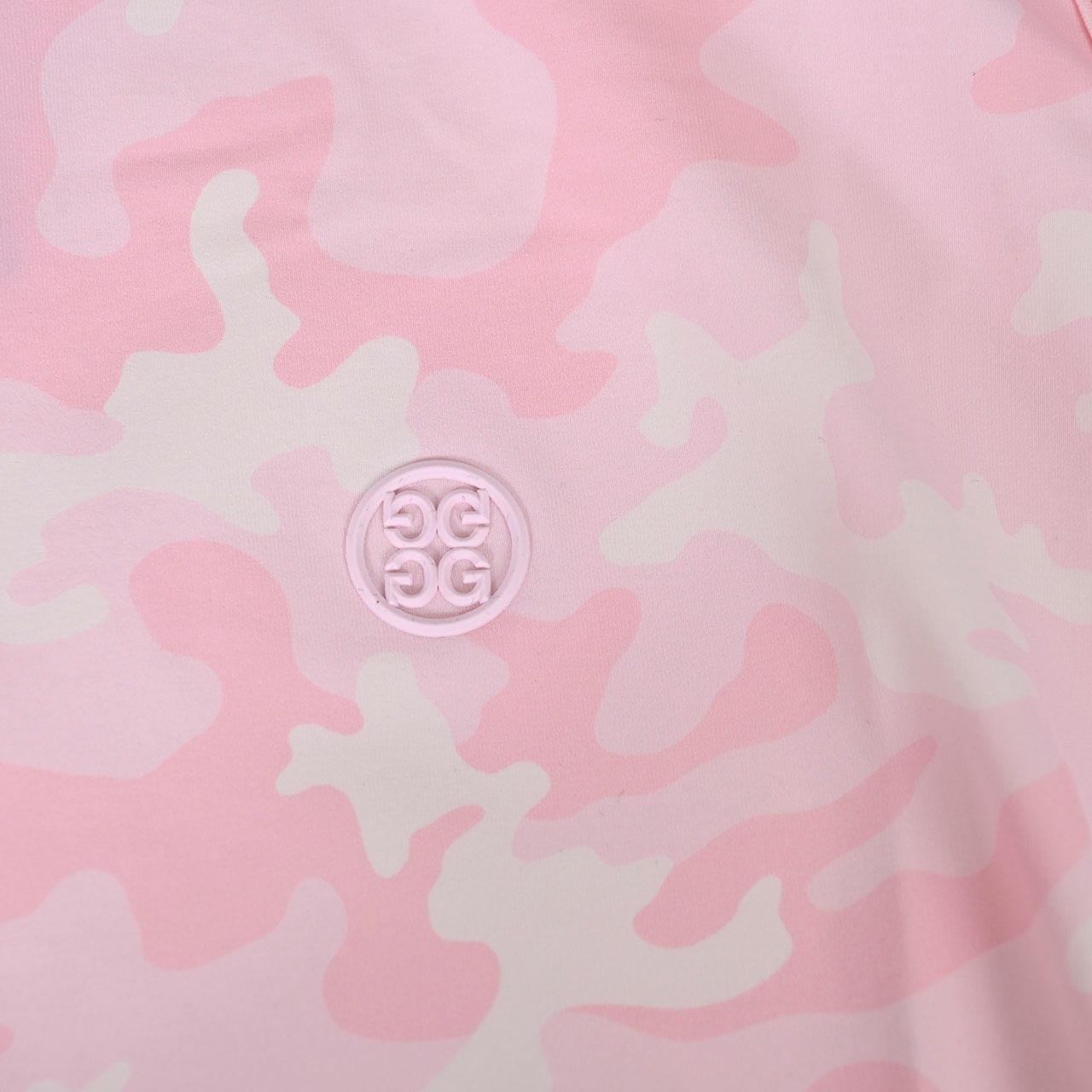 ジーフォア G FORE ポロシャツ PINK CAMO COOLING G4LF23K861D CAMEO ピンク 2023AW レディース