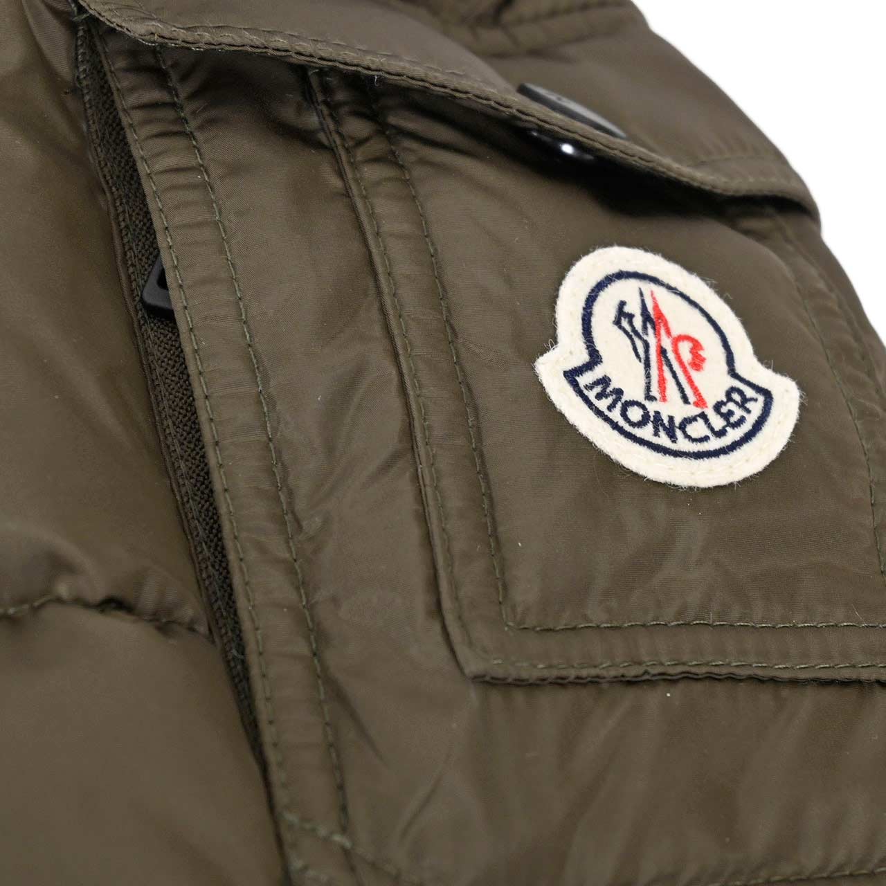 ★モンクレール MONCLER ダウンジャケット MARQUE 256 グリーン 年秋冬 メンズ