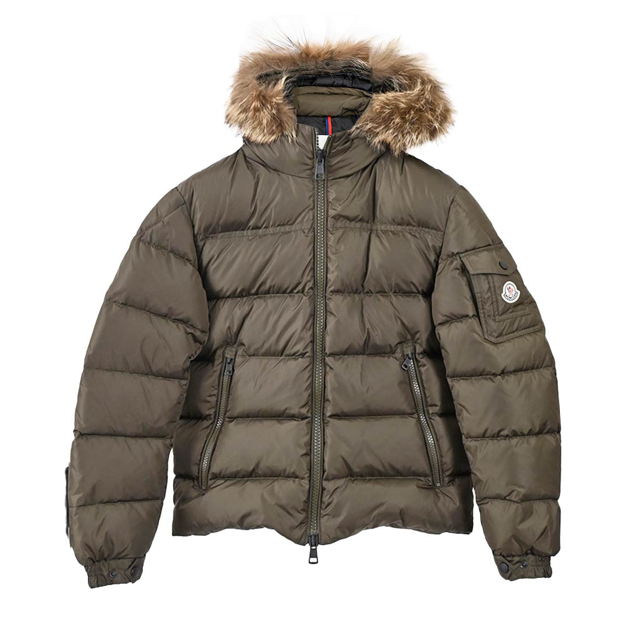 ★モンクレール MONCLER ダウンジャケット MARQUE 256 グリーン 年秋冬 メンズ