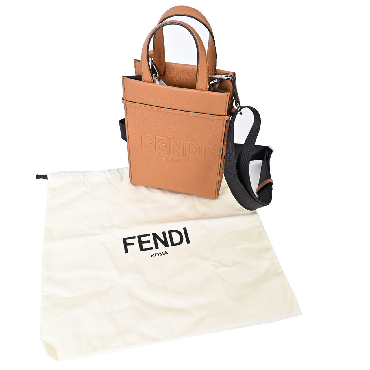 ★フェンディ FENDI トートバッグ 7VA584 F0CGB ブラウン 年秋冬 メンズ