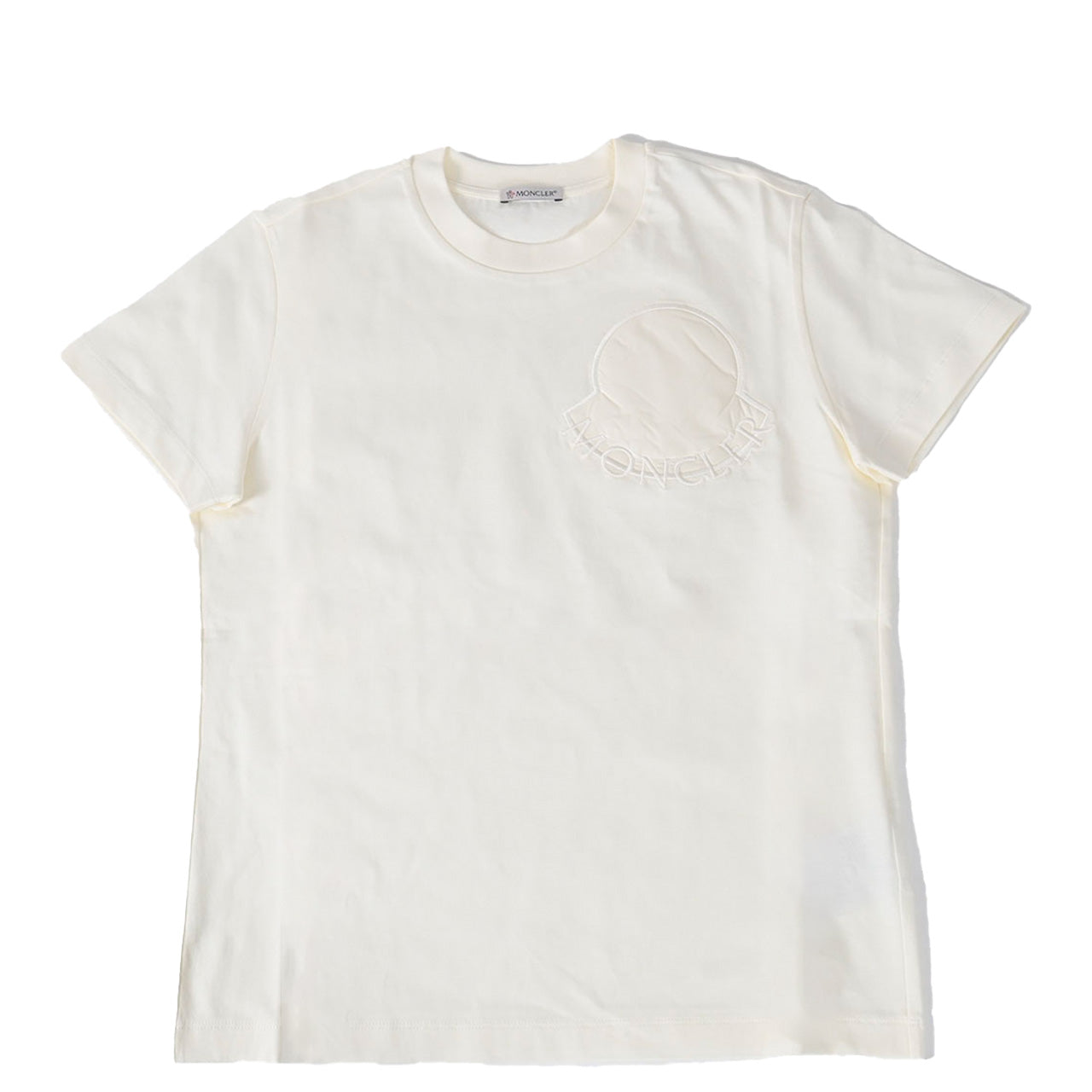 モンクレール MONCLER Tシャツ 8C000 829HP 18 034 ホワイト 2023AW レディース