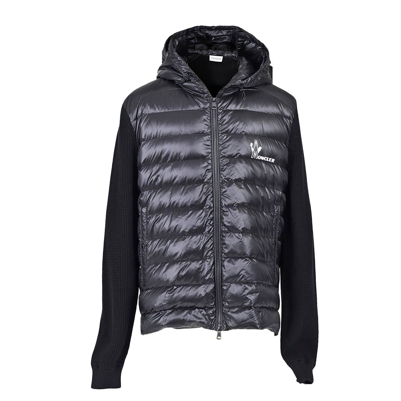 ★モンクレール MONCLER カーディガン 9B501 10 V9099 999 ブラック  メンズ