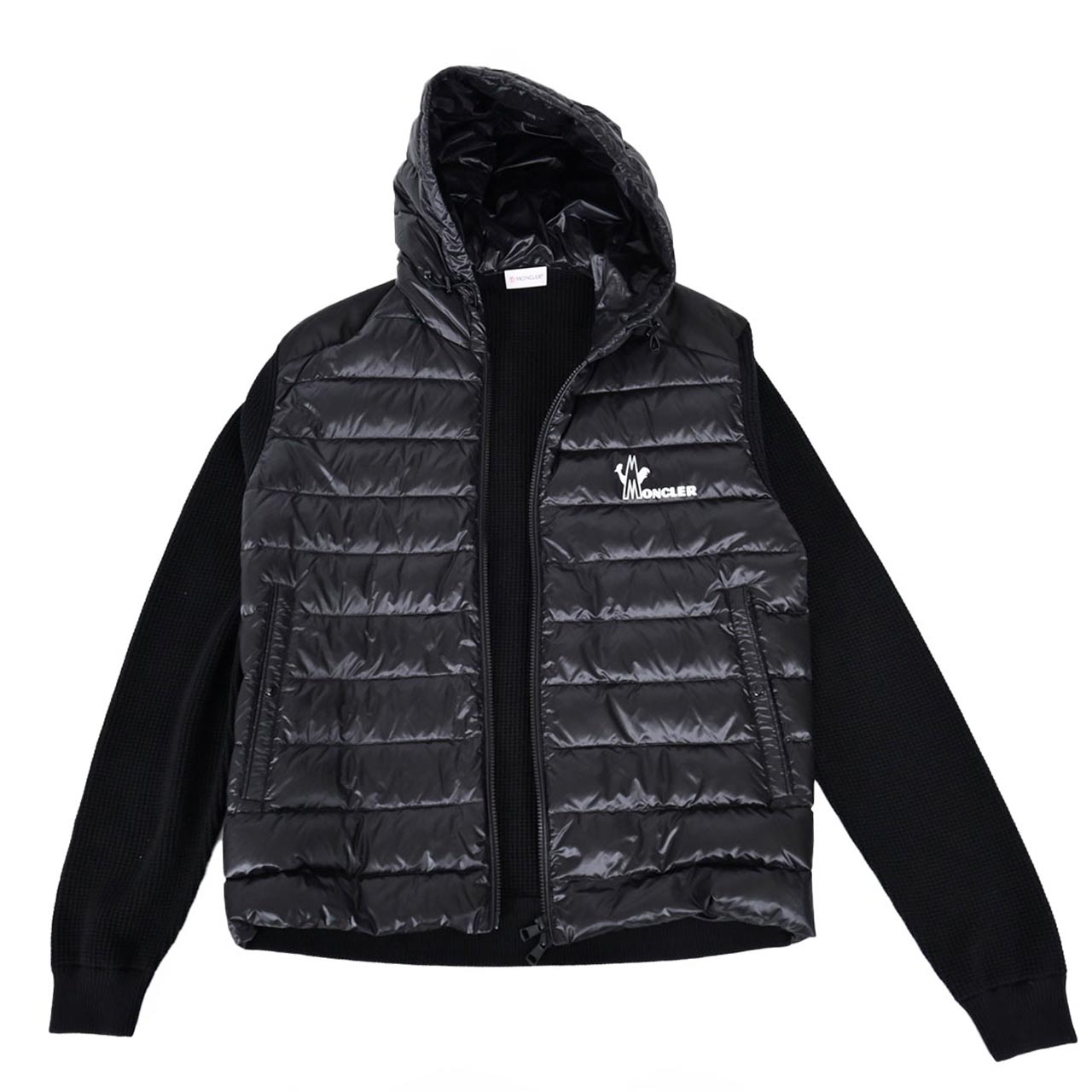 ★モンクレール MONCLER カーディガン 9B501 10 V9099 999 ブラック  メンズ