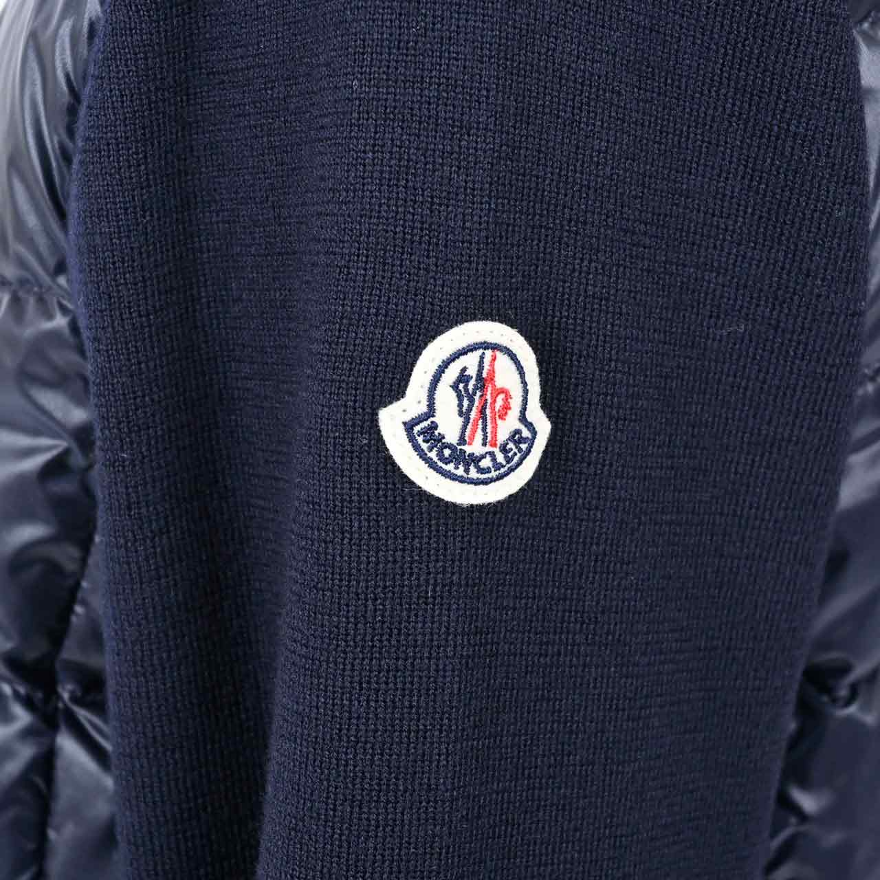 ★モンクレール MONCLER カーディガン 9B000 12 M1131 778 ネイビー 2023AW レディース