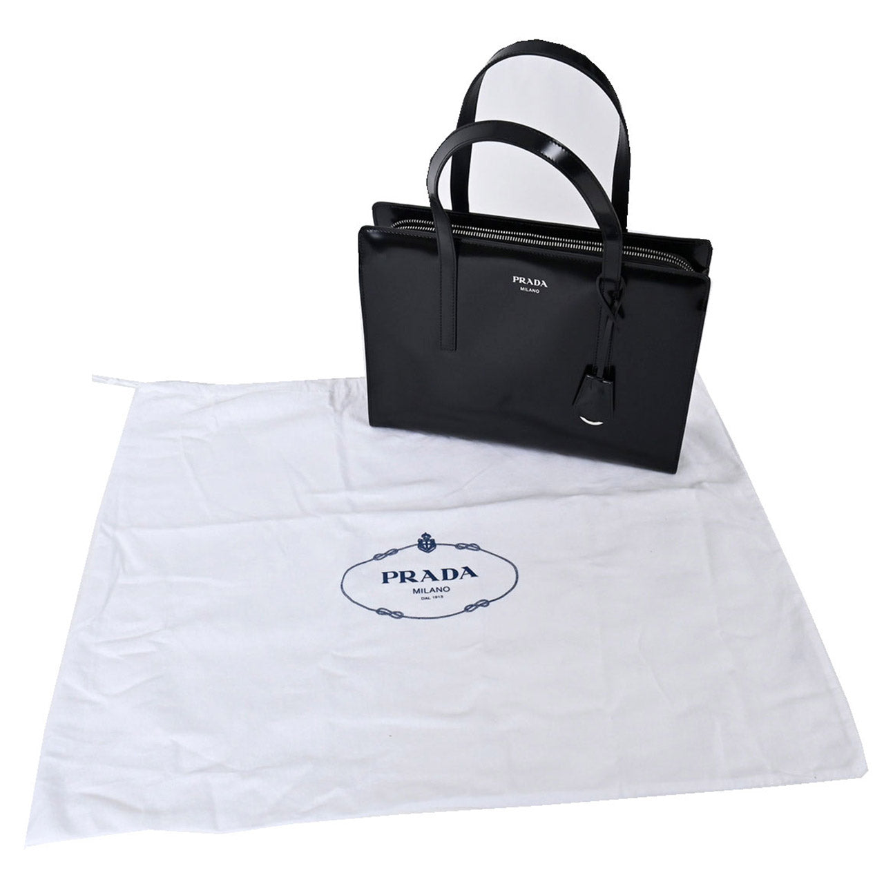 ★プラダ PRADA トートバッグ 1BA350 F0002 ブラック  レディース