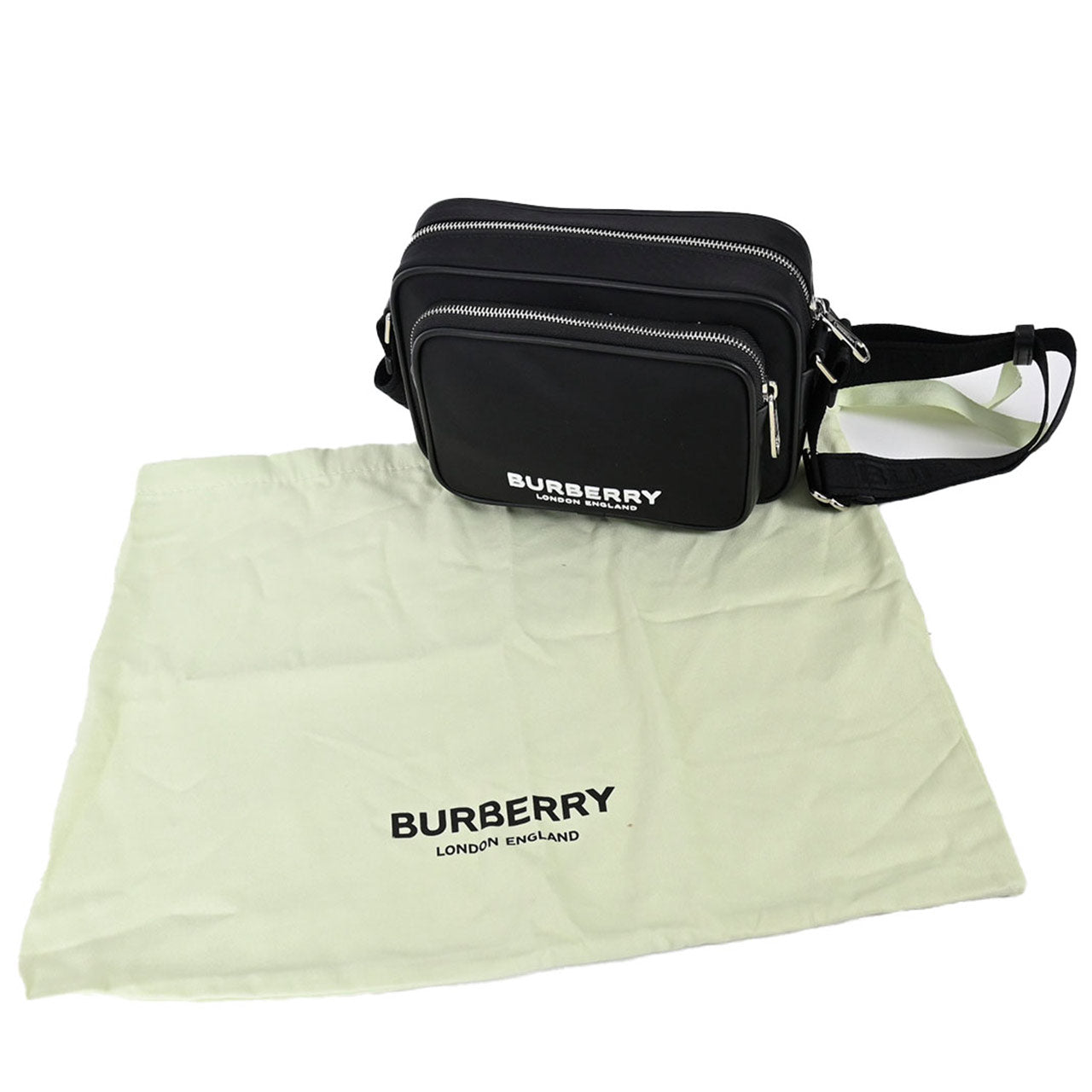 ★バーバリー BURBERRY ショルダーバッグ 8049094 A1189 ブラック メンズ