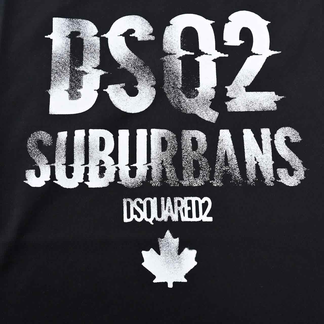 ディースクエアード DSQUARED2 Tシャツ S74GD1219 D20014 Cool Fit Tee 900 ブラック 2024SS メンズ