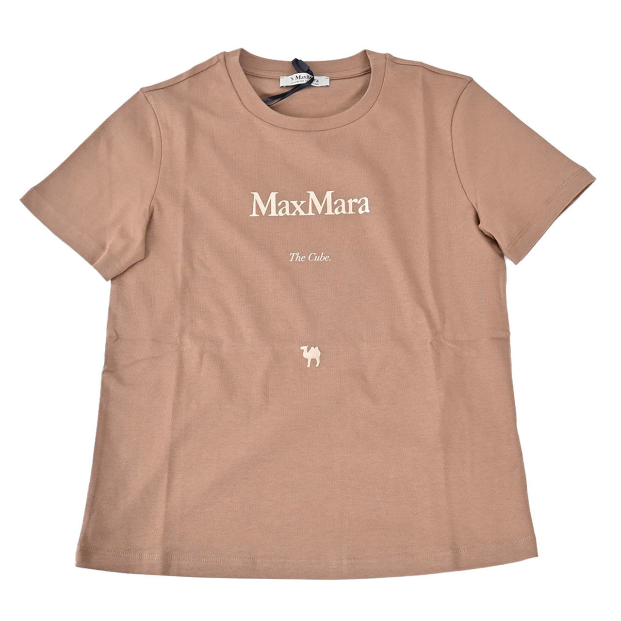 ★エス マックスマーラ S MAX MARA Tシャツ QUIETO 24199710116 003 ブラウン 2024SS レディース