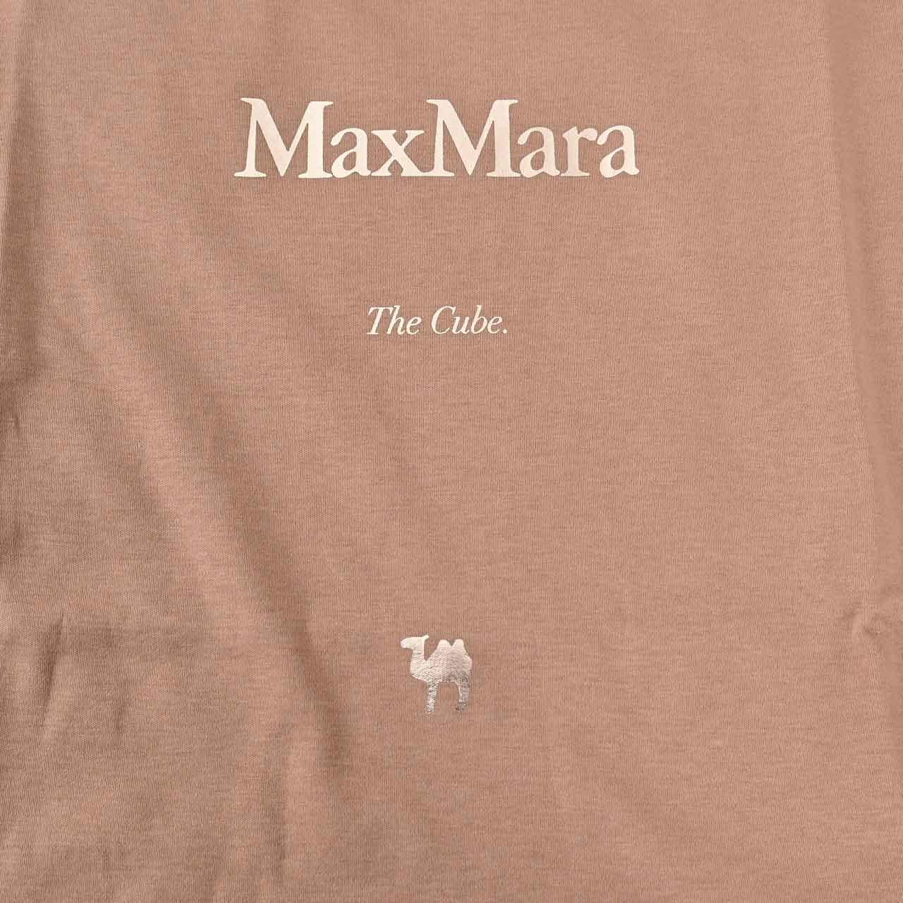 ★エス マックスマーラ S MAX MARA Tシャツ QUIETO 24199710116 003 ブラウン 2024SS レディース