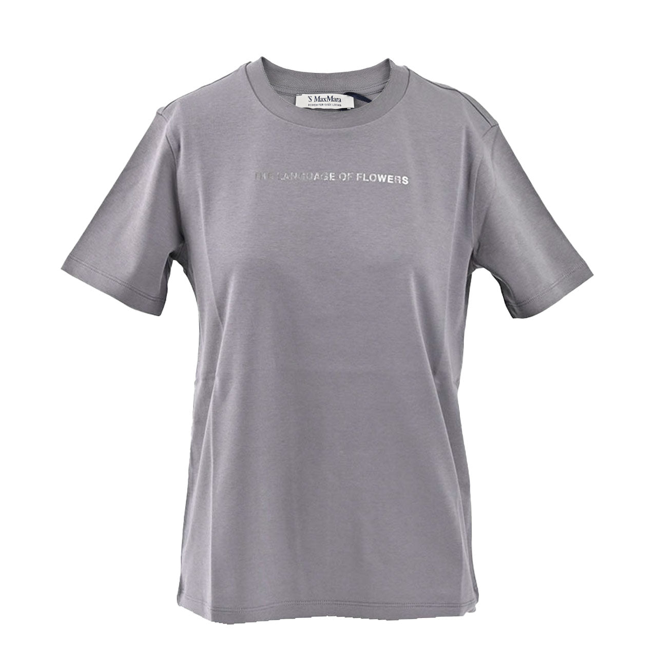 ★エス マックスマーラ S MAX MARA Tシャツ QUIETO 24199710116 012 グレー 2024SS レディース