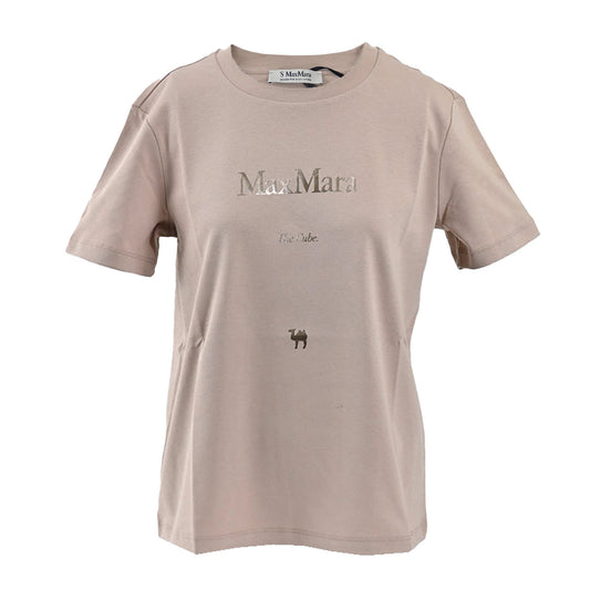 ★エス マックスマーラ S MAX MARA Tシャツ QUIETO 24199710116 014 ベージュ 2024SS レディース